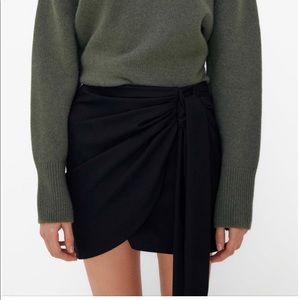 Zara knot mini skirt